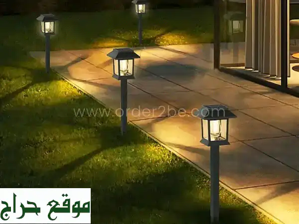 أضواء مسارات حديقتك الشمسية - مجموعة من قطعتين ✨...
