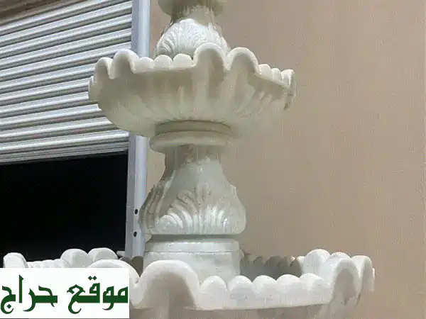نافورة رخام تركي فاخرة - تحفة فنية تُضفي سحرًا...