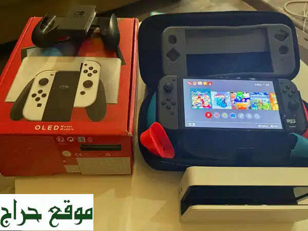 نينتندو سويتش OLED مستعملة بحالة ممتازة! 512 جيجا +...