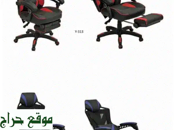 راحة ملكية مع كراسي الألعاب الجلدية الفاخرة! 👑
