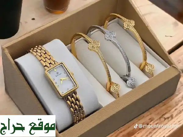 ساعات نسائية أنيقة: ضد الماء، الخدش، مع ضمان سنتين!