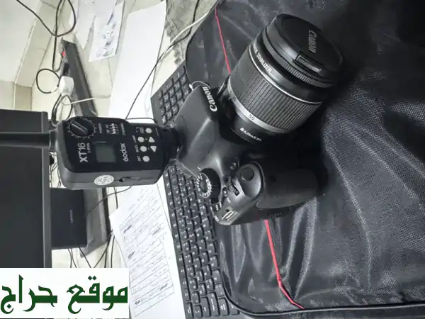 كاميرا كانون 550D + ملحقاتها - جودة احترافية بسعر مميز!