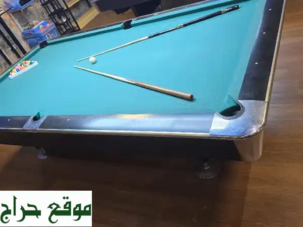طاولة بلياردو مستعملة - حالة ممتازة - سعر لا يُصدق!