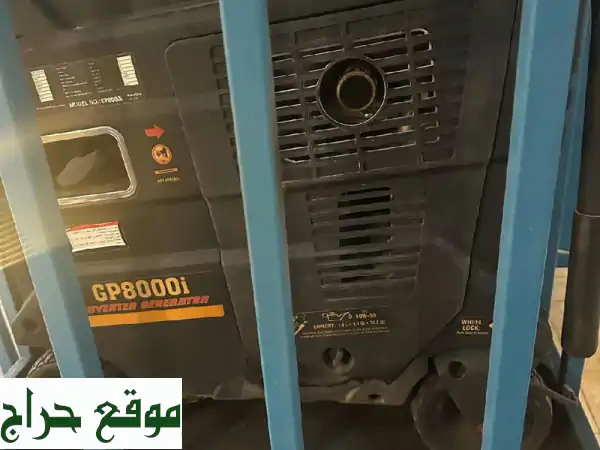 مولد كهرباء 8000 وات - كالجديد! استخدام خفيف جداً (5...