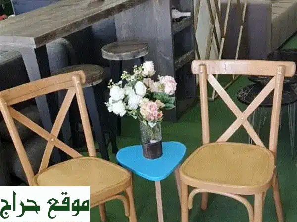 كرسي خشب زين - موديل الخيزران: راحة فاخرة وأناقة...