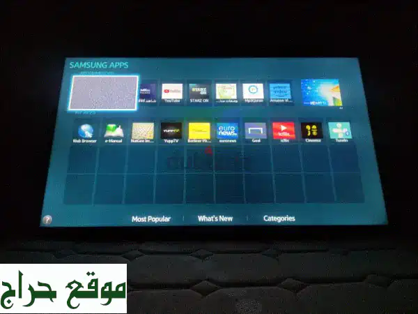 تلفزيون سامسونج ذكي - بحالة ممتازة، استخدام ٣ أشهر فقط!