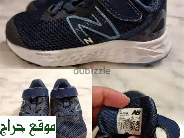 أحذية رياضية أطفال New Balance مقاس 22.5 - بحالة ممتازة!