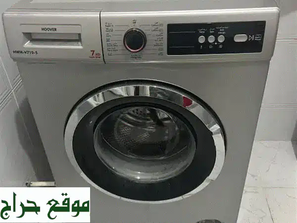 غسالة هوفر 7 كيلو، 1000 لفة/الدقيقة - حالة ممتازة!...
