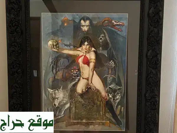 لوحة زيتية أصلية نادرة للمقتنين - تحفة فنية تعود بك للزمن!