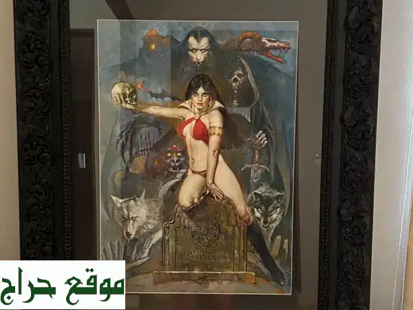 لوحة زيتية أصلية نادرة للمقتنين - تحفة فنية تعود...