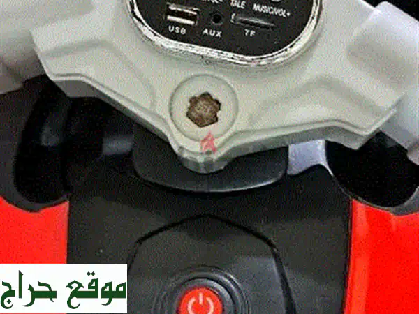 دراجة نارية كهربائية للأطفال 3 عجلات مع أضواء LED وموسيقى -  لأعمار 3-8 سنوات!