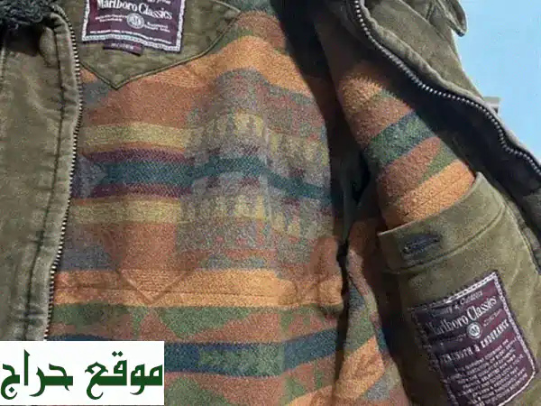 جاكيت مارلبورو كلاسيكي فاخر - حالة ممتازة! (Unisex)