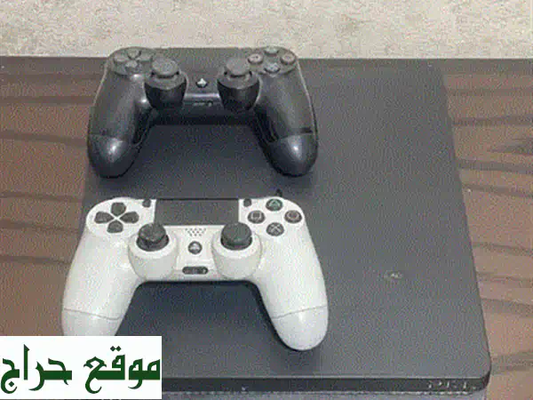 PlayStation 4 Slim 500GB مع تحكمين - تجربة لعب لا تُقاوم!