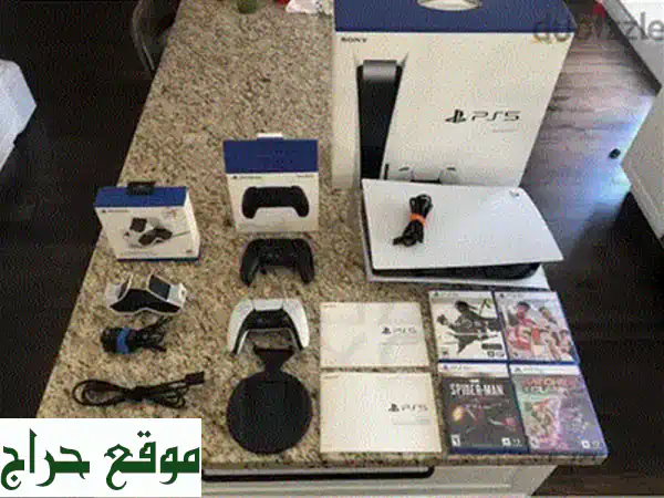PS5 Slim 1TB + ألعاب وملحقاتها بأسعار لا تُصدّق!