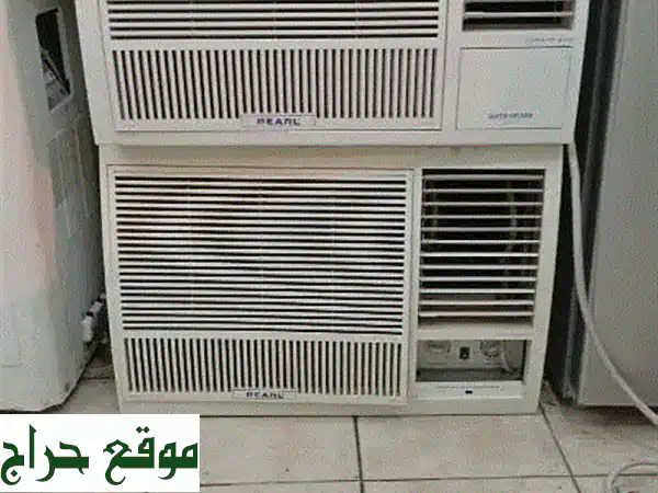 مكيف هواء بيرل نافذة 2 طن - حالة ممتازة مع ضمان 4 أشهر!