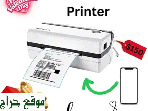 طابعة لاصقات حرارية عالية الجودة - عرض خاص! 150 دولار فقط!