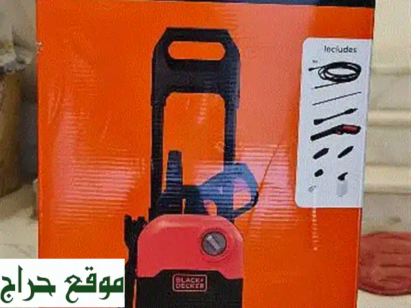ماتور غسيل ضغط مياه بلاك اند ديكر 150 بار - جديد بكرتونه وفاتورة - 750 ريال فقط!