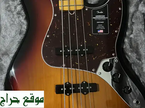 جيتار باس Fender American Professional Jazz Bass أصلي - حالة ممتازة!