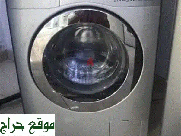غسالة سامسونج 7 كيلو دايموند - كاتم صوت، 1000 دورة، بحالة ممتازة! (عمان والزرقاء)