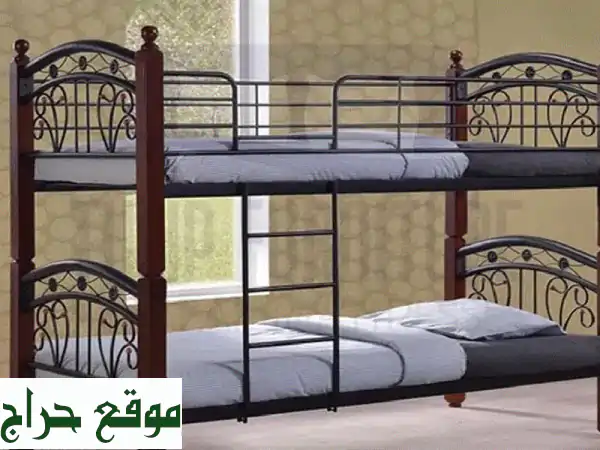 سرير ماليزي فاخر - طابقين - تصميم أنيق وعصري