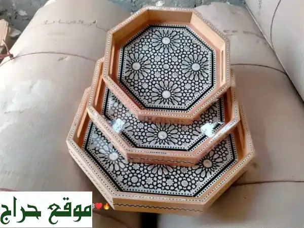 أطقم ساعات فاخرة من خشب الزان والصدف: إرث عربي أصيل...