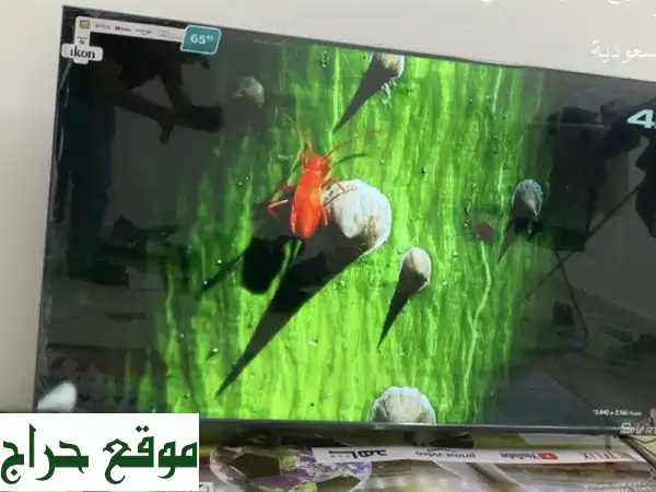 شاشة تلفزيون 65 بوصة بحالة ممتازة - سعر لا يُفوّت!