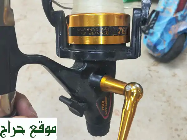 بكرة صيد PENN عالية الجودة + قصبتين - فرصة لا تُفوّت!