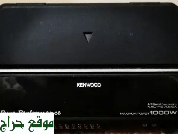 مضخم صوت Kenwood 1000 واط + JBL BassPro 1000 واط - حالة...