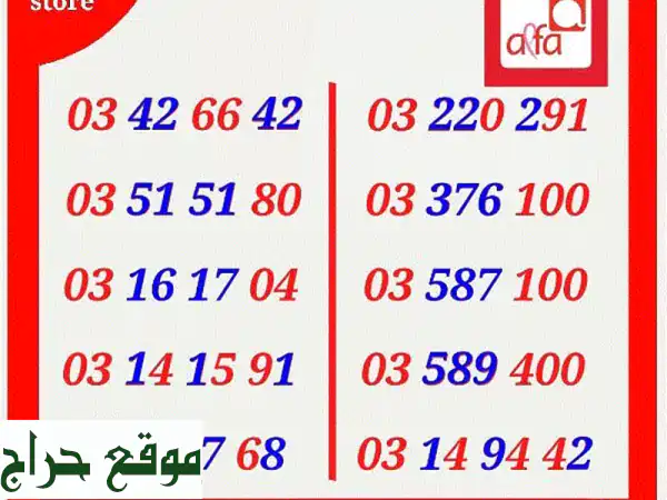 أرقام خلوية مميزة للبيع في بيروت - احصل على رقمك...