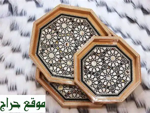 أطقم ساعات فاخرة من خشب الزان والصدف: إرث عربي أصيل على معصمك
