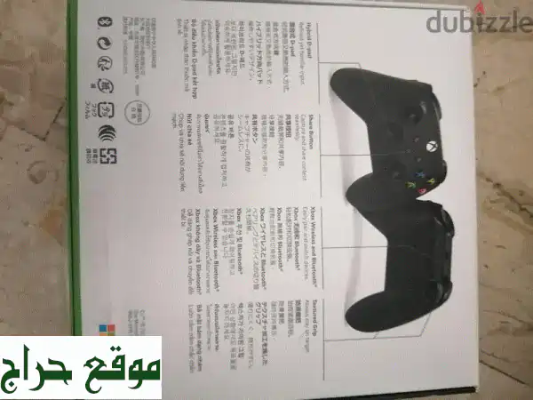 تحكم إكس بوكس أسود فاخر مع بطارية قابلة لإعادة الشحن...