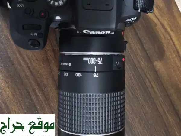 كاميرا كانون R10 بحالة ممتازة + عدسة 300mm + ملحقات! (عرض سريع)
