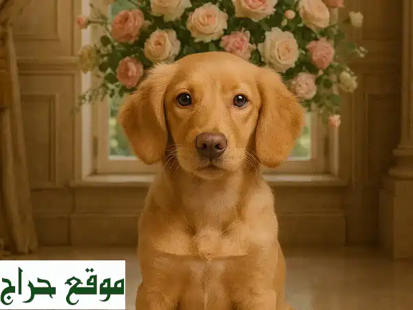 جولدن ريتريفر أنثى - ٥ أشهر - مُدرّبة وصحية!