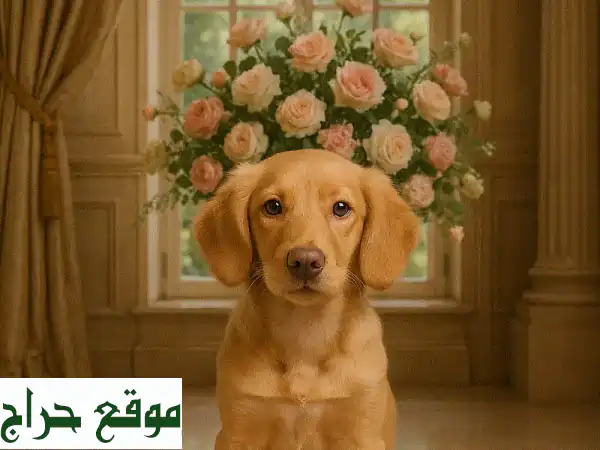 جولدن ريتريفر أنثى - ٥ أشهر - مُدرّبة وصحية!