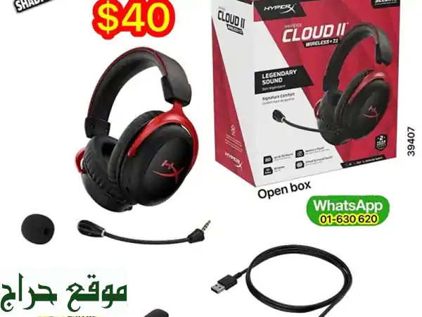 سماعة HyperX Cloud II: صوت استثنائي بسعر لا يُصدق - فقط 40$!