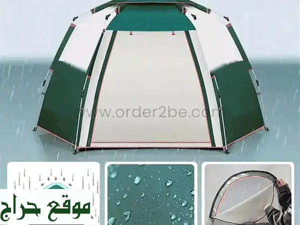 خيمة تخييم أوتوماتيكية سريعة الإعداد (تسع 68 شخصًا!) - استمتع بمغامراتك دون عناء!