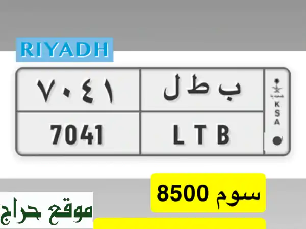 لوحة مميزة خاصة بك! (بطل سوم 8500) جاهزة للنقل!