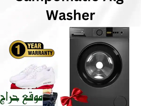 غسالة سامسونج Campomatic 7 كيلو - جودة عالية بسعر لا يقاوم!