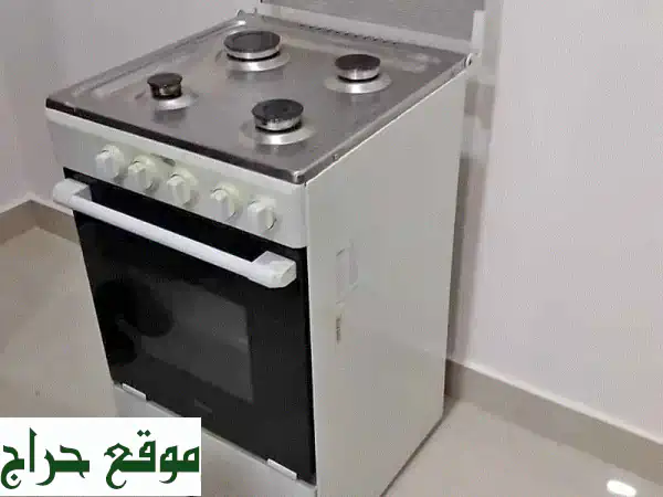 فرن غاز + موقد 4 شعلة - استخدام 6 أشهر فقط! (سعر مميز)