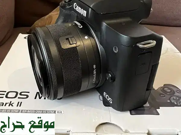 كاميرا Canon EOS M50 Mark II + عدستين احترافيتين بسعر الجملة! أقساط مريحة