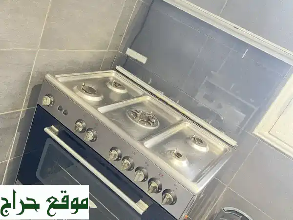 طباخ غاز ديكسون الإيطالي ٥ شعلات - نظيف وجاهز للاستخدام!