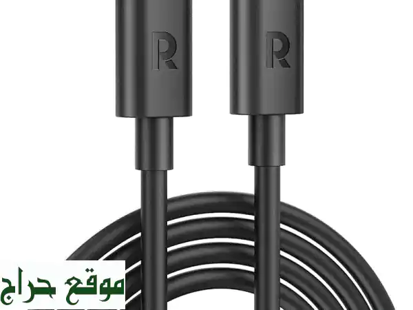 كابل شحن سريع RAVPower USB-C إلى USB-C (60 واط، 2 متر) - شحن...