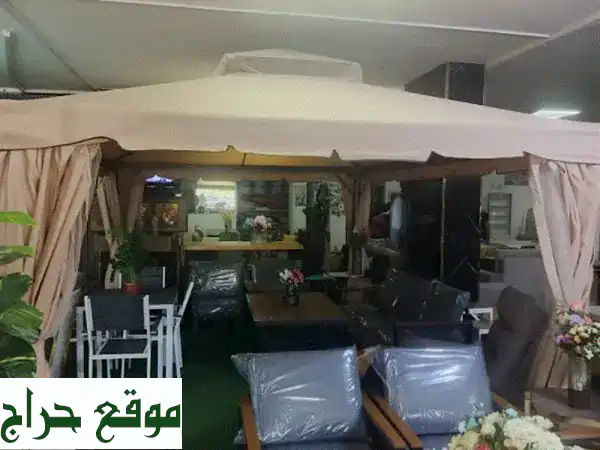 Gazebo 3x4 متر: خيمة ألومنيوم فاخرة مع تهوية ممتازة لحِفلاتك وحديقتك!