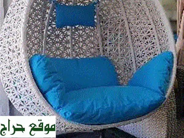 طقم رزين فاخر 4 مقاعد -  راحة وأناقة لحديقتك! ✨