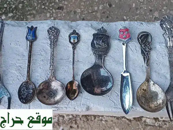 ملاعق نحاس تلبيس فضة - أنتيكات أبو خاطر | قطع نادرة تجلب سحر الماضي!