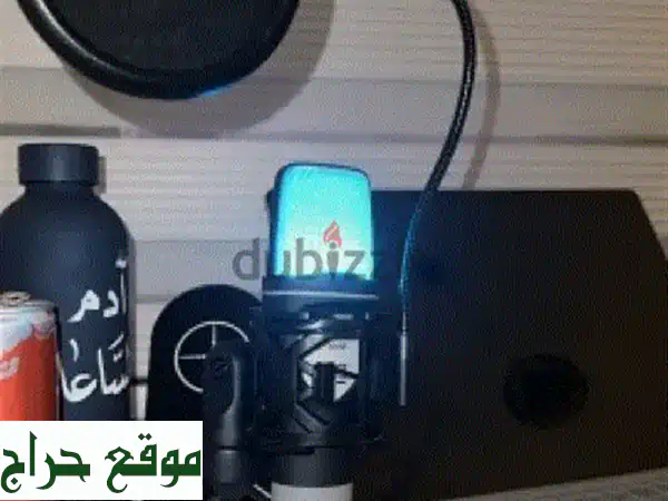 مايكروفون RGB احترافي لألعاب PS5/PS3/PC - جودة صوت استثنائية!