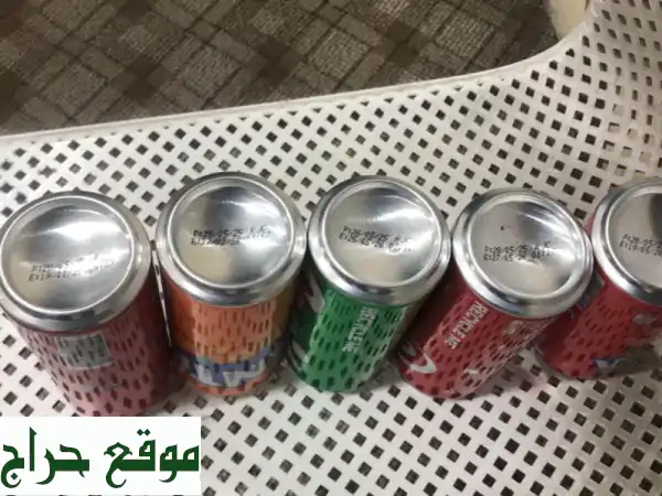 متوفر المشروبات الغازية (كولا  اسبريت  فانتا) مقاس 330...