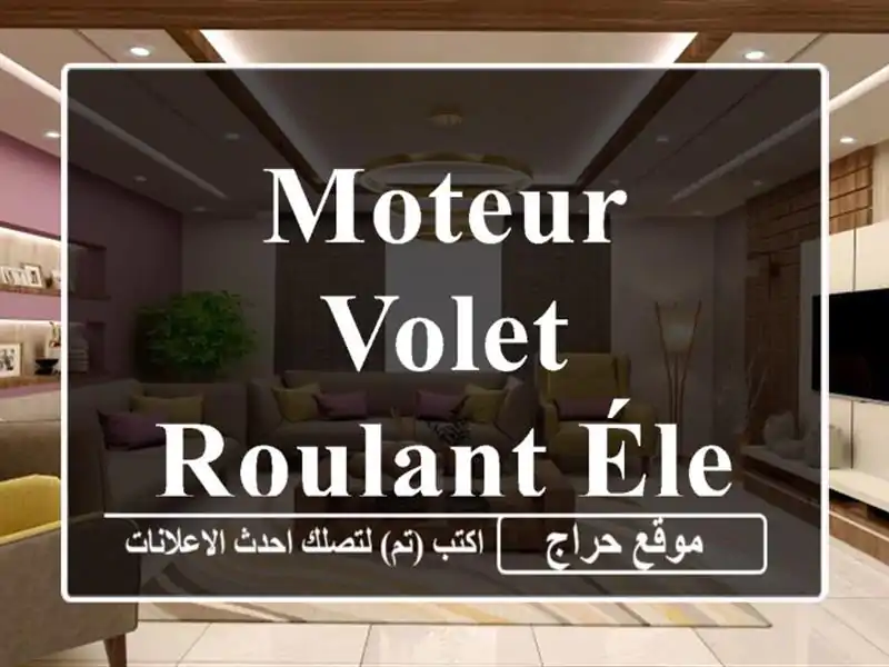 Moteur volet roulant électrique