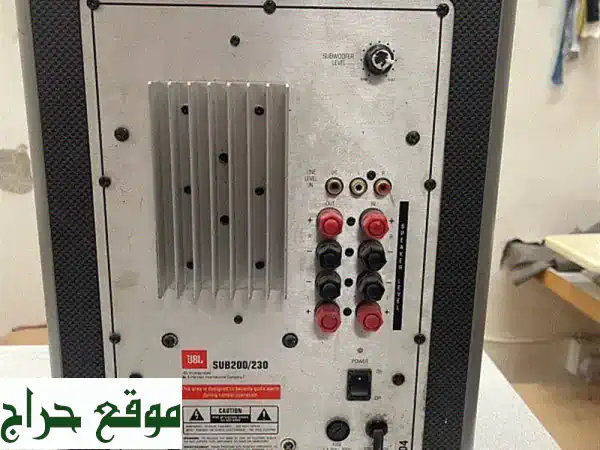 JBL Power Subwoofer - صوت قوي وعميق، بحالة ممتازة! (شحن متوفر)