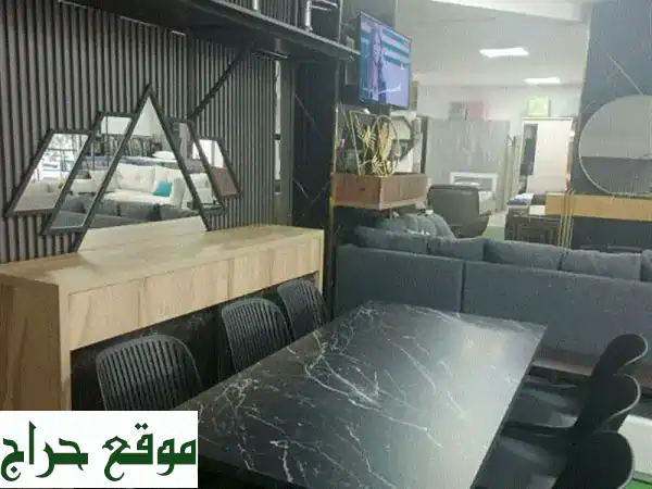طقم غرفة سفرة فاخر: أناقة لاميكا تُضفي سحراً على منزلك!